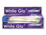 WHITE GLO Зубная паста  отбеливающая 2 в 1+щетка+зубочистка